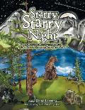 Starry, Starry Night: A Soft Moonlit Starry Night Casts a Veil of Slumber over the Mountain Meadow Animals.