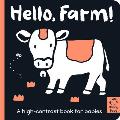 Hello Farm A high contrast book for babies