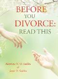 Before You Divorce: Read This