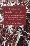 Studies in Isaiah XL-LXVI