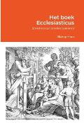 Het boek Ecclesiasticus: (Deuterocanonieke boeken)