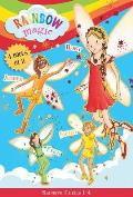 Rainbow Fairies Books 1 4 Ruby the Red Fairy Amber the Orange Fairy Sunny the Yellow Fairy Fern the Green Fairy