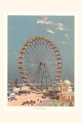 Vintage Journal Ferris Wheel, Amusement Park