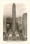 Vintage Journal RCA Building, Rockefeller Center, New York City