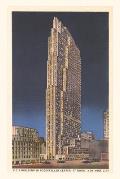 Vintage Journal Night, RCA Building, Rockefeller Center, New York City