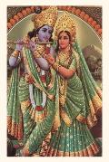 Vintage Journal Krishna and Radha