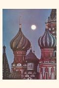 Vintage Journal St. Basil's Cathedral, Moscow