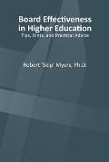 Board Effectiveness in Higher Education: Tips, Hints and Practical Advice