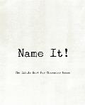 Name It! - The Little Book For Character Names