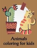 Animals Coloring For Kids: Children Coloring and Activity Books for Kids Ages 2-4, 4-8, Boys, Girls, Christmas Ideals