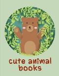 Cute Animal Books: coloring pages, Christmas Book for kids and children