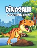 Dinosaur Coloring Book: Great Gift For Kids Boys & Girls