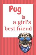 Pug is a girl's best friend: For Pug Dog Fans