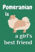 Pomeranian is a girl's best friend: For Pomeranian Dog Fans