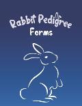 Rabbit Pedigree Forms: Keep Records of your Bunnies' Family Trees with 30 Easy-to-Use Three Generation Pedigree Templates: Just Fill in the I