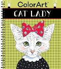 Colorart Coloring Book Cat Lady