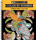 Brain Games - Color by Number: Stress-Free Coloring (Orange)