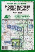 Mount Rainier Wonderland: National Park Map: 1:24,000 Climbing Map: Wonderland Trail: Map 269S