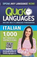 Quick Languages - English-Italian Phrasebook / Frasario inglese-italiano