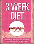 3 Week Diet: Record Your Weight Loss Progress (with Calorie Counting Chart)