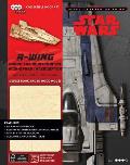 IncrediBuilds Journey to Star Wars The Last Jedi A wing 3D Wood Model & Book Inside the Resistances High Speed Interceptor