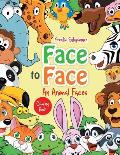 Face to Face--An Animal Faces Coloring Book