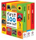 First 100 Box Set Farm Dino Trucks