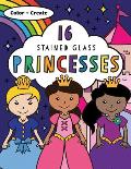 Stained Glass Coloring Princesses