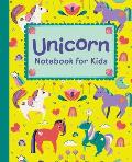 Unicorn Notebook for Kids: Featuring Cute Unicorn Art and Lined, Blank, Graphed and Bulleted Pages Perfect for Journaling and Doodling!