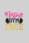 Resting Gym Face: Women's Workout Log Book