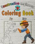 Construction Engineers Coloring Book For Kids: Perfect Gift idea For girls and boys that enjoy coloring construction workers and engineers With constr