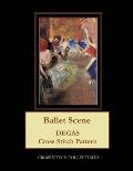 Ballet Scene: Degas Cross Stitch Pattern