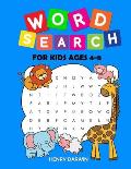 Word Search For Kids Ages 4-8: Earlybird Kindergarten Kids Activities Word Search, Animal, Fruits, Vegetable, Body Vocabulary