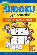Sudoku per bambini 4x4 - 6x6 - 9x9 180 puzzles di Sudoku Livello: molto semplice con soluzioni