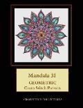Mandala 31: Geometric Cross Stitch Pattern