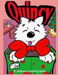 Quincy: A Children's Coloring Book