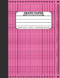 Graph Paper Composition Notebook: Math and Science Lover Pink Graph Paper Cover Notebook (Quad Ruled 5 squares per inch, 120 pages) Birthday Gifts For