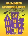 Halloween Colouring Book: Simple colouring designs for younger children for hours of spooky creative & mindful fun