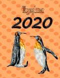 Tagesplaner 2020: Pinguin - Ein Tag ein Blatt - A4 Format
