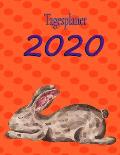 Tagesplaner 2020: s??es Kaninchen f?r Kaninchenhalter - 1 Tag 1 Blatt - A4 - Format