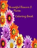 Beautiful Flowers and Plants Coloring Book