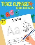 Trace Alphabet Book For Kids
