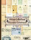 Vintage Letterhead Receipts Ephemera