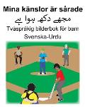 Svenska-Urdu Mina k?nslor ?r s?rade Tv?spr?kig bilderbok f?r barn