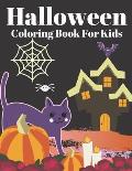 Halloween Coloring Book For Kids: Silly & Simple Designs for Ages 2-4, 4-8