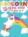 Unicorn Coloring Book For Kids Ages 4-8: Cute and best Unicorn Coloring Book For Children - 50+ designs with affordable Price, Vol-1