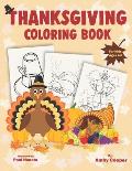 Thanksgiving Coloring Book for Kids Ages 4-8: Happy Thanksgiving Coloring Pages for Toddlers and Preschoolers with Fun and Stress-Relieving Autumn Des