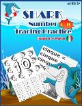 SHARKSNUMBER Tracing Practice (italian version): Handwriting Workbook, Number Tracing Books for Kids Ages 3-5