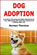Dog Adoption A Guide to Choosing the Right Dog Breed for You Welcoming Him Into Your Family & Looking After Him