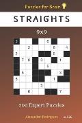 Puzzles for Brain - Straights 200 Expert Puzzles 9x9 vol.26